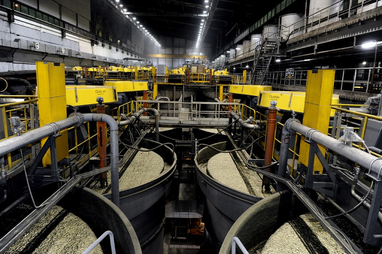 Модернизация Талнахской обогатительной фабрики